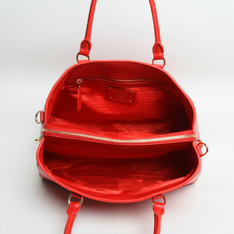 2014 Prada grainy calfskin tote bag BR4743 red for sale - Click Image to Close